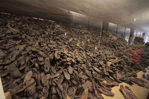 Shoes room in Auschwitz