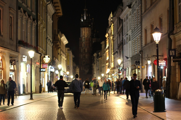 Evening in Krakow