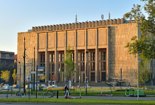 Building of national museum in Krakow