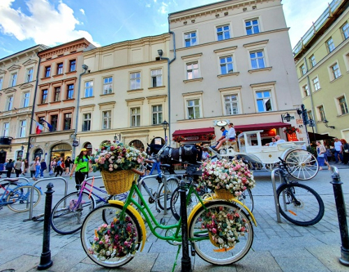Cycling in Krakow