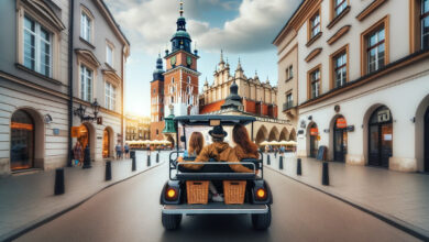 Krakow City Sightseeing Tour by Electric Golf Cart