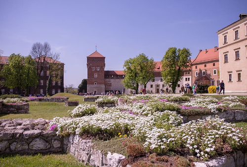 Krakow City centre gardens