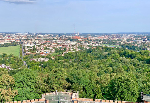 View of Kraków from Kościuszko Mound