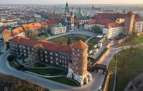 Wawel Castle and gardens