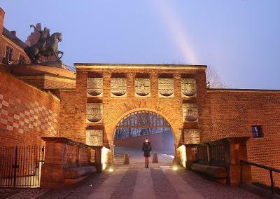 Herbowa Gate Wawel Krakow