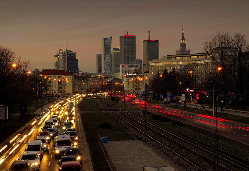Driving in Warsaw