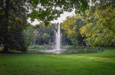Fountain in Planty Park