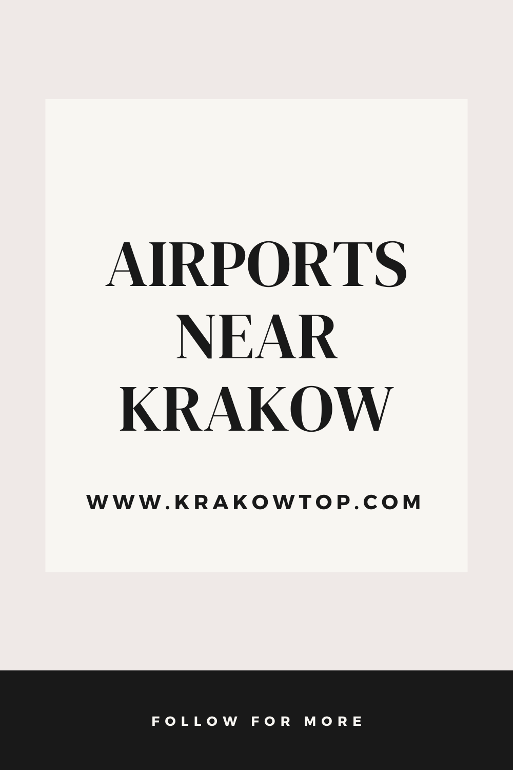 What Airports are Near Krakow