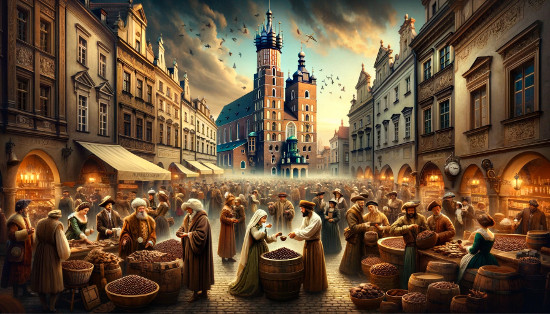 Historical hot chockolate and cacao trade in Krakow