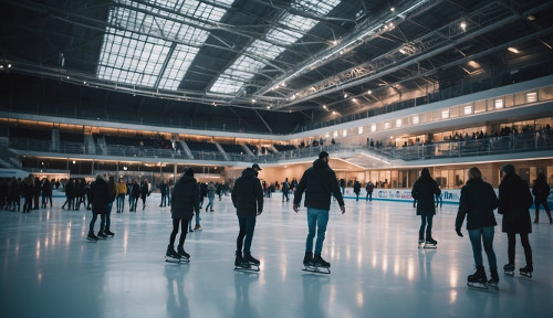 Krakow ice skating stadion