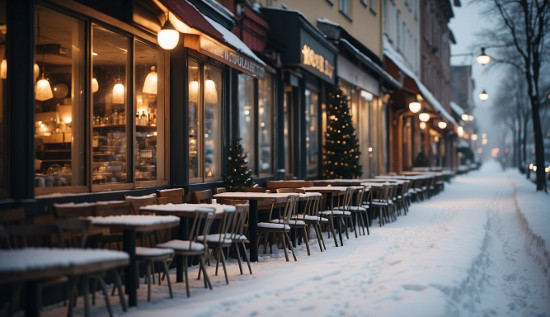 Krakow restaurants in winter