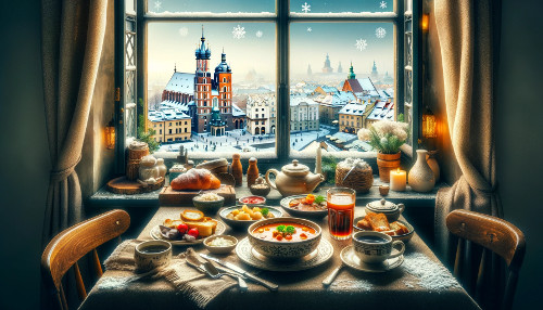 Traditional winter food in Krakow