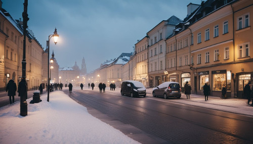Winter safety in Krakow