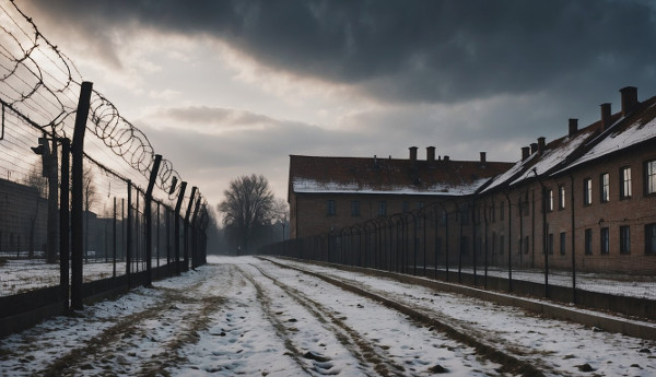 Auschwitz Krakow Weather in winter