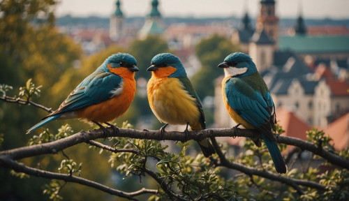 Birds in Krakow