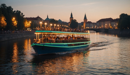 Booking party boat in Krakow
