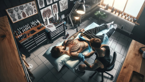 Crazy tattoo place in Krakow
