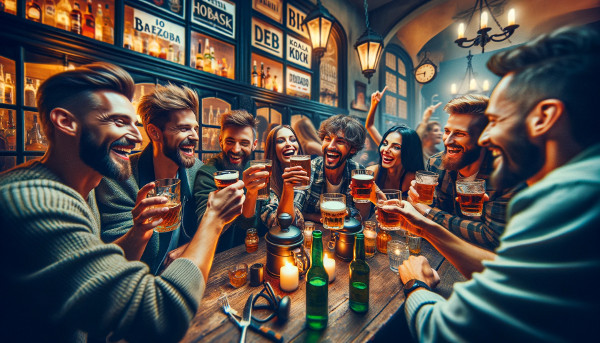 Drink clubs pub crawl Krakow