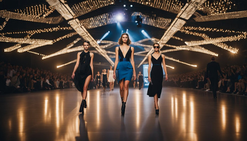 Fashions shows catwalks in Krakow