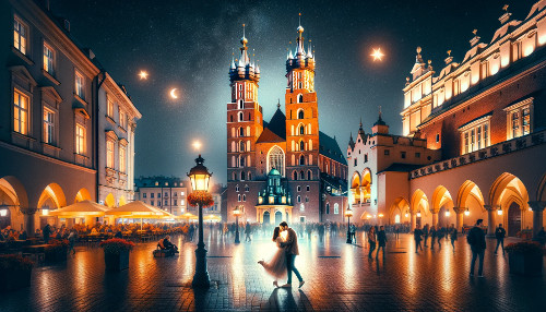 Krakow Romantic Main Market Square