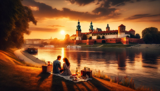 Krakow romantic picnik