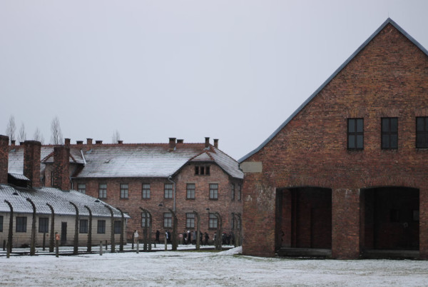 Auschwitz barracks