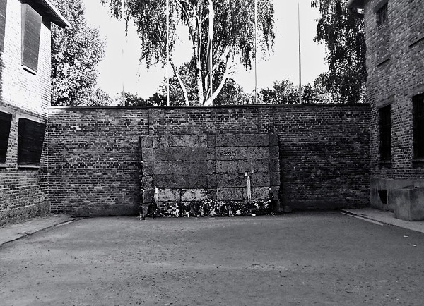 Auschwitz memory wall