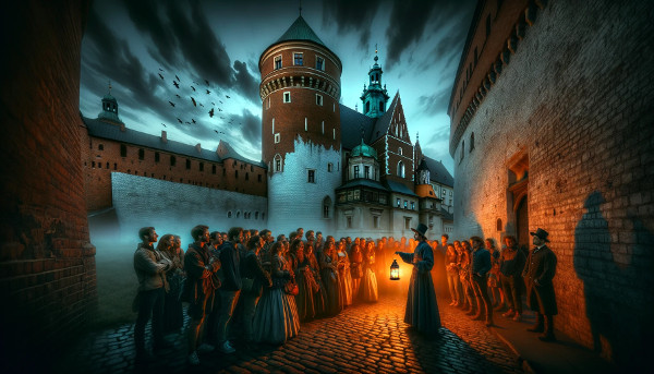 Night walking tour to Wawel Castle