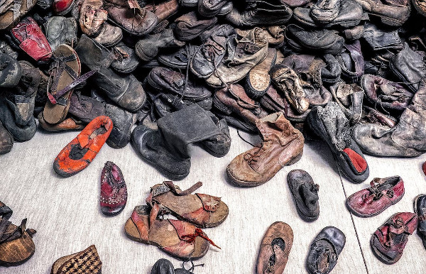 Auschwitz shoes exhibition