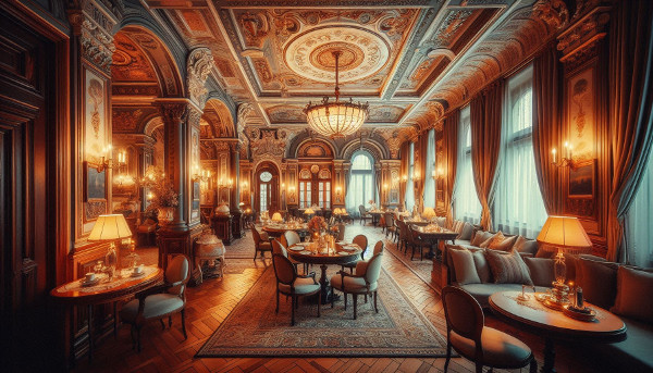 Krakow historic restaurant in hotel