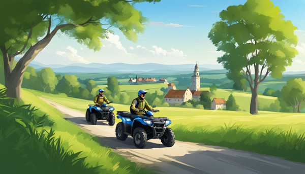 Family quad bike ride Krakow