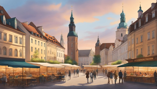 Getting to the hotels near Main Market Square in Krakow