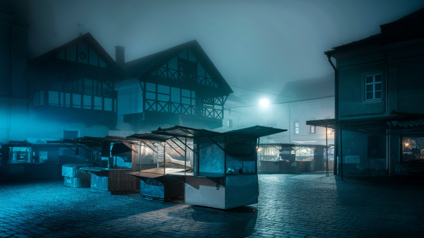 Krakow scary night ghosts