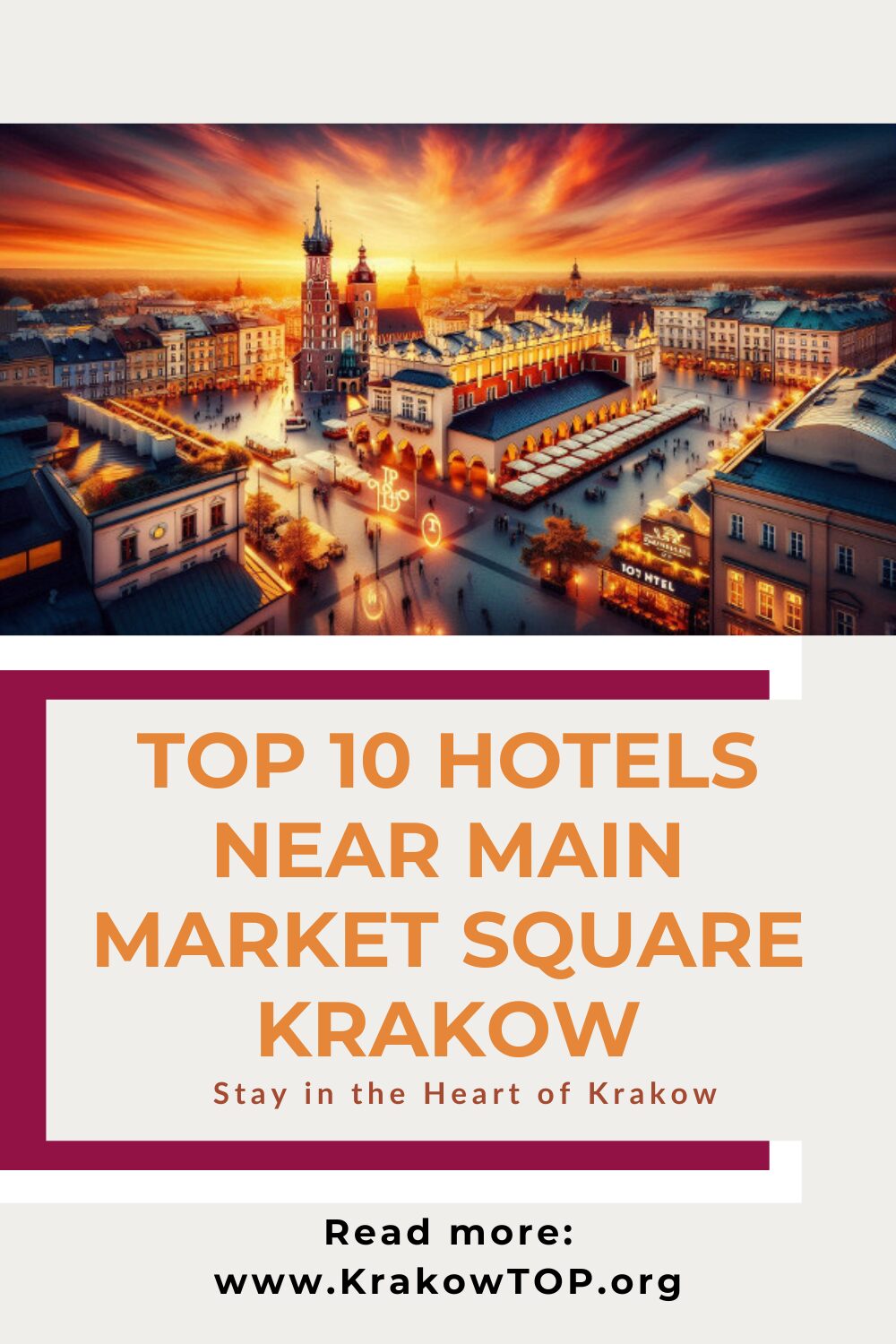 Stay in the Heart of Krakow Top hotels
